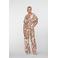 Geisha high waist broek bruin