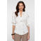 Geisha gebloemde blousetop met textuur wit