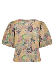 thumbnail: Geisha gebloemde jack taupe