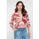 Geisha blousetop koraalrood