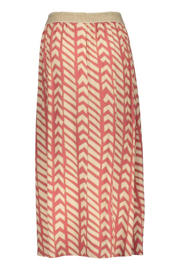 thumbnail: Geisha midi rok maxi rok koraalrood