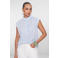 Geisha blouse met textuur blauw