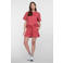 Geisha baggy regular waist sweatshort koraalrood