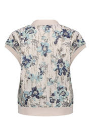 thumbnail: Geisha gebloemde jack blauw