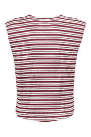 thumbnail: Geisha gestreepte top crochet rood