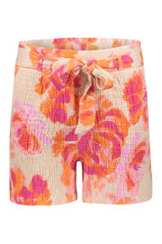 thumbnail: Geisha high waist gebloemde casual short roze