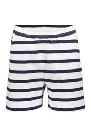 thumbnail: Geisha regular waist gestreepte casual short donkerblauw