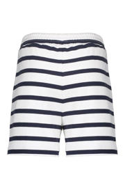 thumbnail: Geisha regular waist gestreepte casual short donkerblauw
