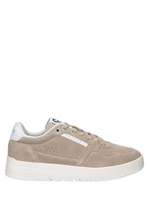 suède sneakers beige