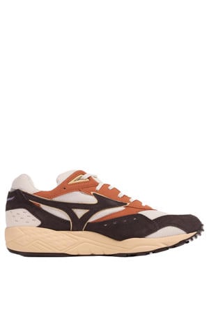 S.L. Contender sneakers ecru/grijsbruin/oranje