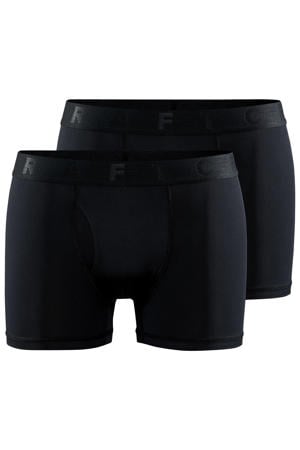 sportboxer Core Dry - zwart (set van 2)