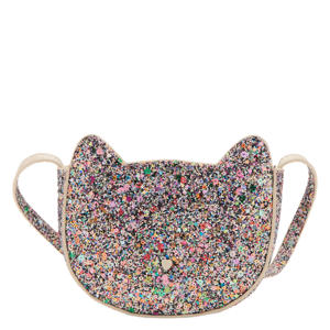 crossbody tas met pailletten roze