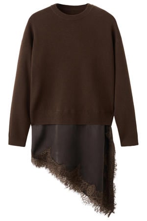 pullover donkerbruin