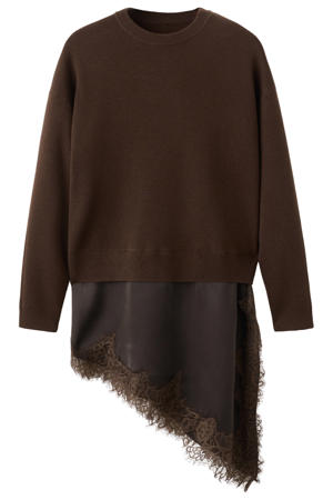 pullover donkerbruin