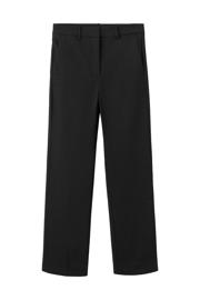thumbnail: Mango slim high waist broek zwart