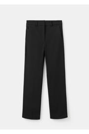 thumbnail: Mango slim high waist broek zwart