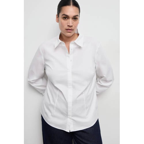 Mango blouse wit afbeelding