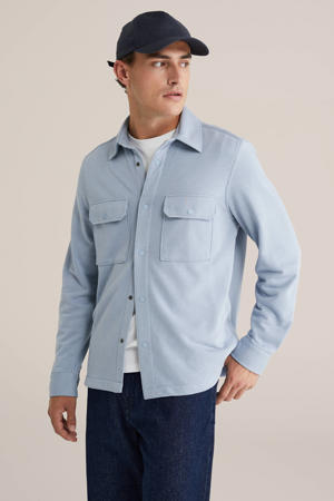 overshirt lichtblauw