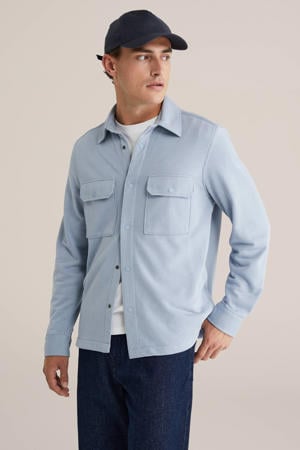 overshirt lichtblauw