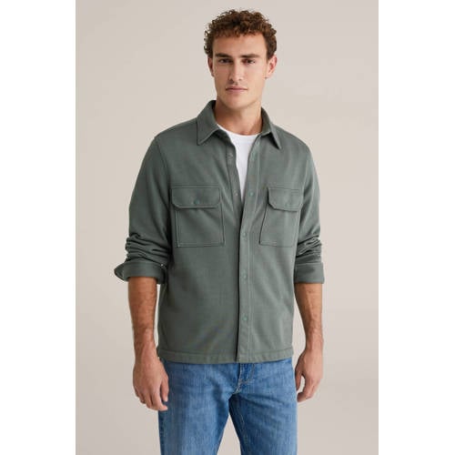 WE Fashion overshirt groen afbeelding