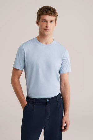 regular T-shirt lichtblauw