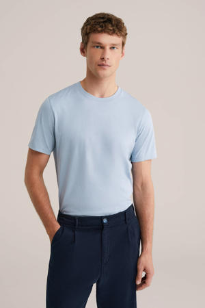 regular T-shirt lichtblauw