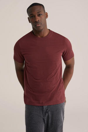 regular T-shirt rood