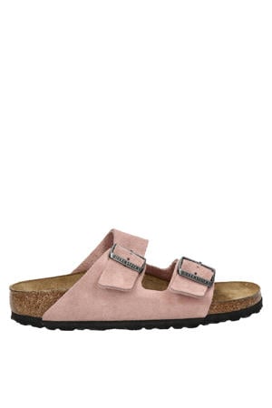 Arizona suède slippers roze