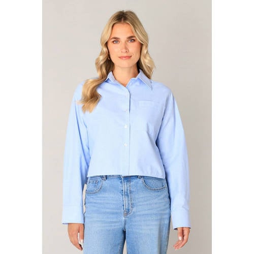 Base Level blouse lichtblauw afbeelding