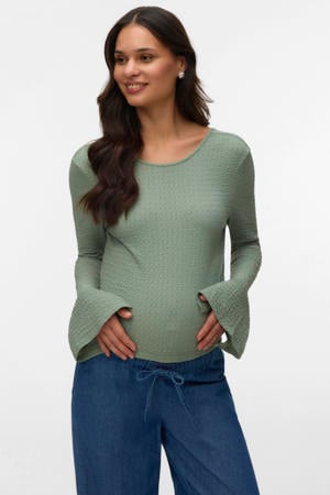 Mamalicious Zwangerschapstop met V-hals, model 'Feed Me' in zwart online kopen | P&C Mamalicious Zwangerschapstop met V-hals, model 'Feed Me' in zwart online kopen | P&C