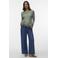 MAMALICIOUS straight regular waist zwangerschaps casual broek medium blue denim