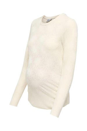 zwangerschaps longsleeve ecru