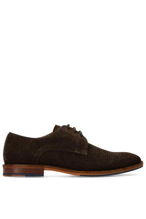 suède veterschoenen bruin