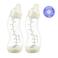 Difrax Natural S-Babyfles - 250 ml - Crème/Crème - 2 Stuks - Anti Colic
