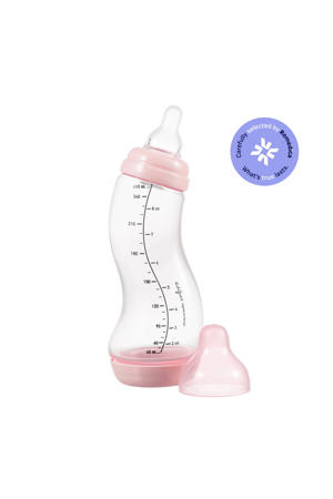 Natural S-Babyfles - 250 ml - Roze - Anti Colic
