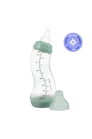 Natural S-Babyfles - 250 ml - Saliegroen - Anti Colic