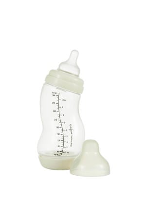 Brede S-fles - 310 ml - Crème - Anti Colic tegen krampjes