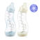 Difrax Natural S-Babyfles - 250 ml - IJsblauw/Crème - 2 Stuks - Anti Colic