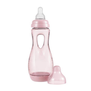 Handgreepfles - 240 ml - Roze - Anti Colic