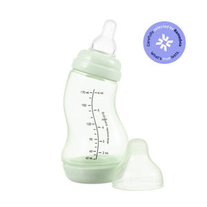 Natural S-Babyfles - 170 ml - Lichtgroen - Anti Colic
