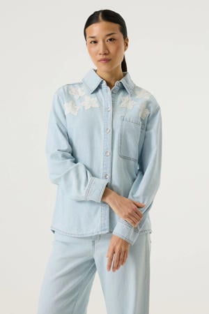 blouse blauw
