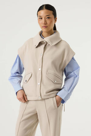 gilet ecru