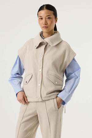 gilet ecru