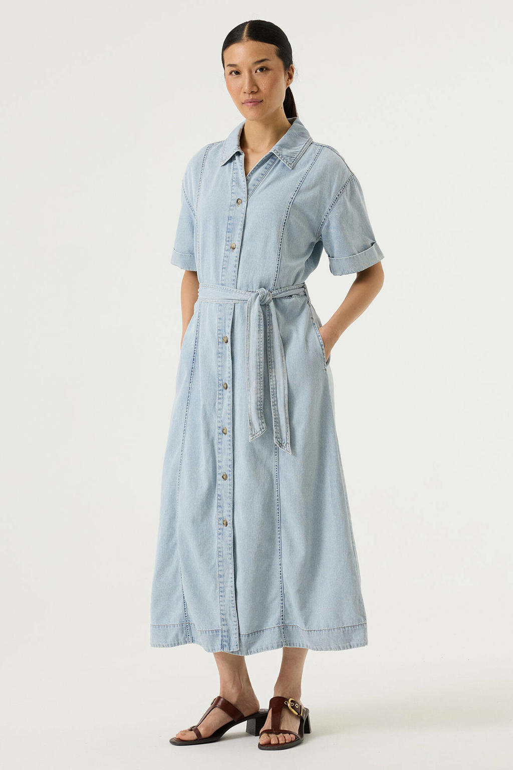 Garcia spijkerjurk light blue denim