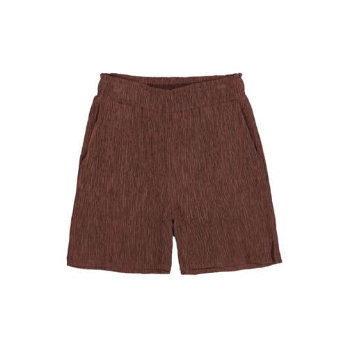 Garcia regular waist casual short donkerbruin afbeelding