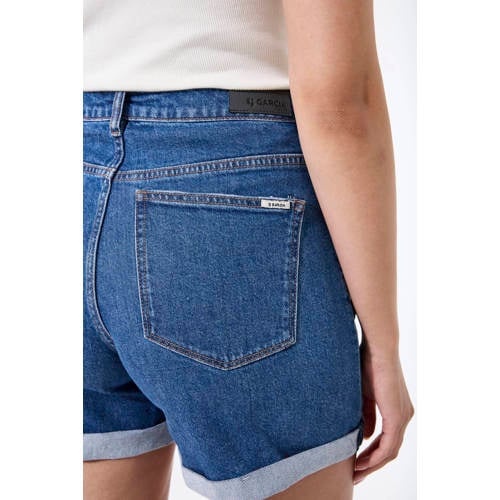 Garcia skinny high waist denim short medium blue denim afbeelding