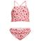 Orange Stars crop bikini met ruches roze/rood
