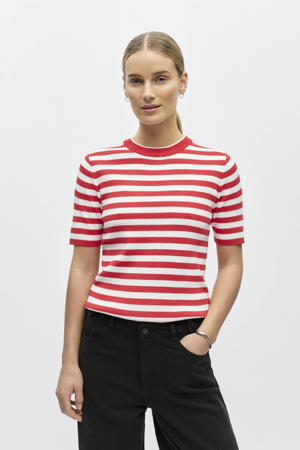 gestreepte pullover gebreid
