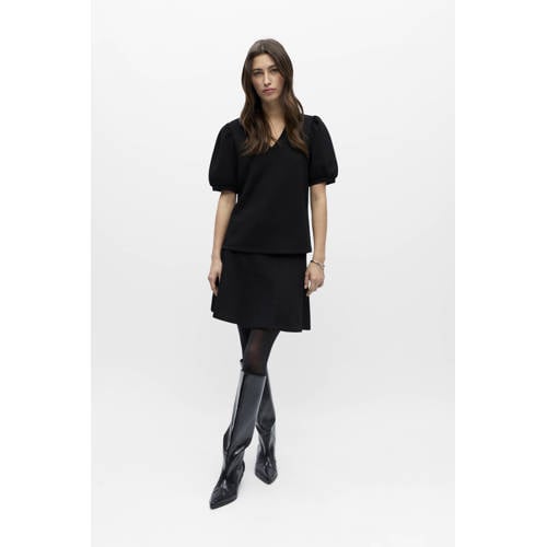 OBJECT top zwart gebreid afbeelding