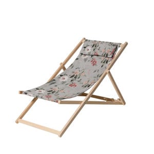 houten strandstoel (120x55 cm)
